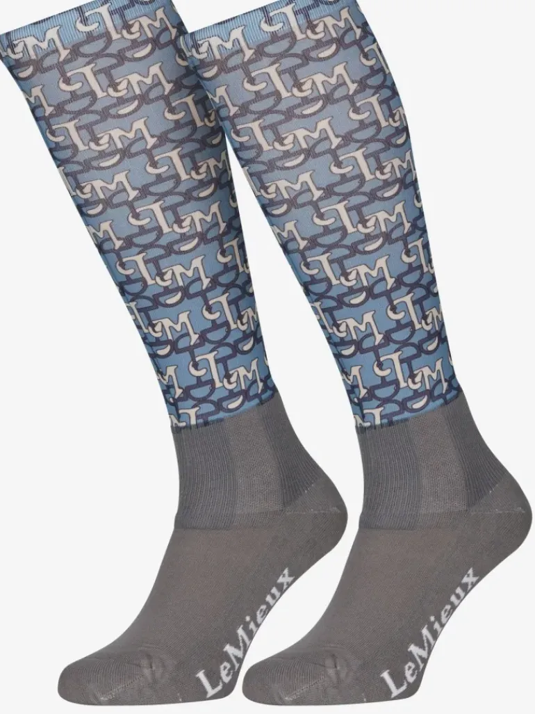 LeMieux "LM" Footsies Socks