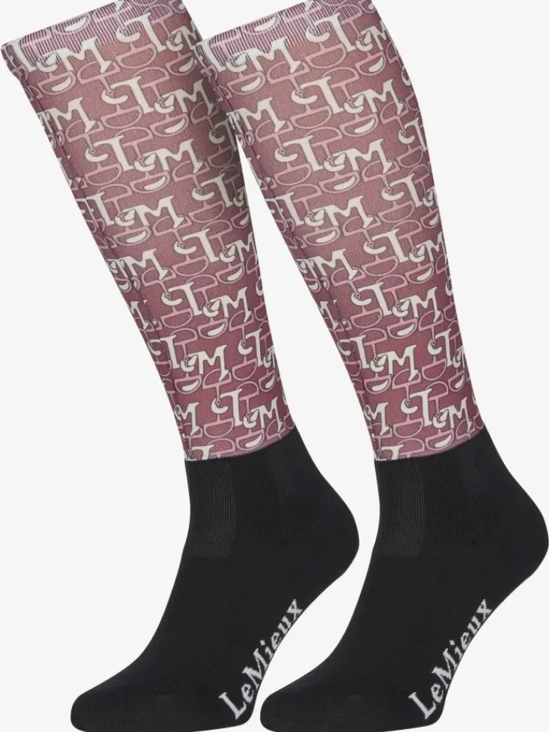 LeMieux "LM" Footsies Socks