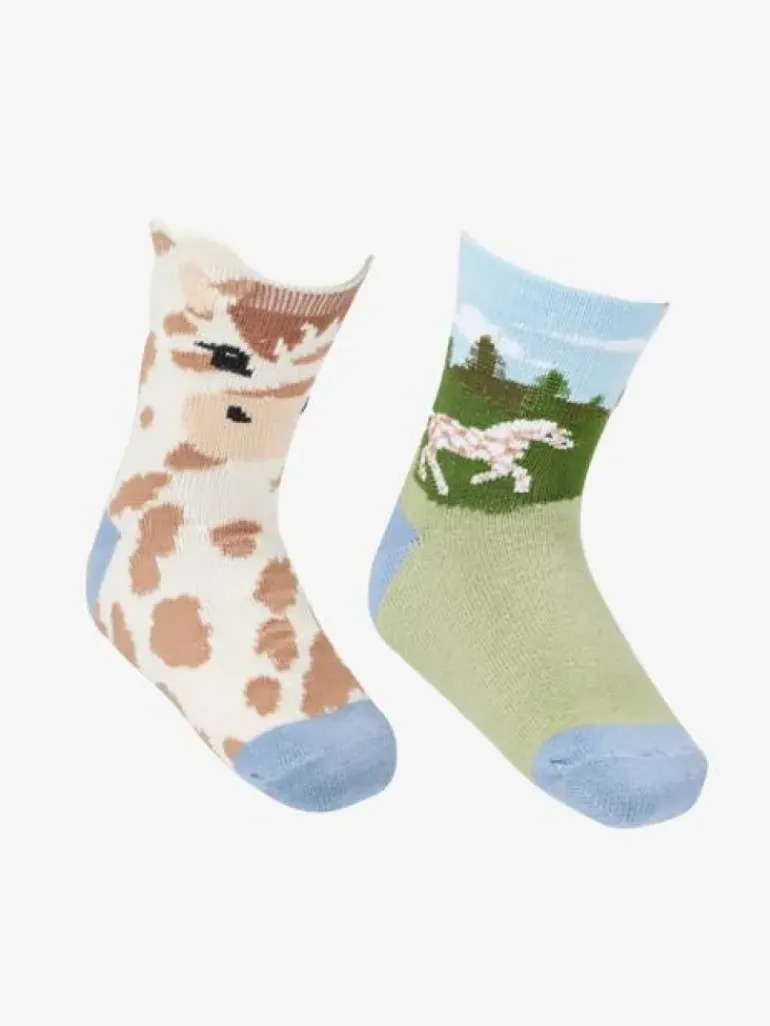 LeMieux Mini Character Socks 2 Pack