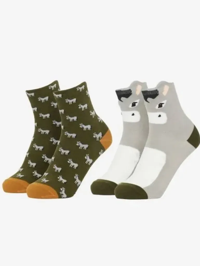 LeMieux Mini Character Socks 2 Pack AW24