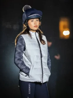 LeMieux Reflective Pom Pom Hat Silk