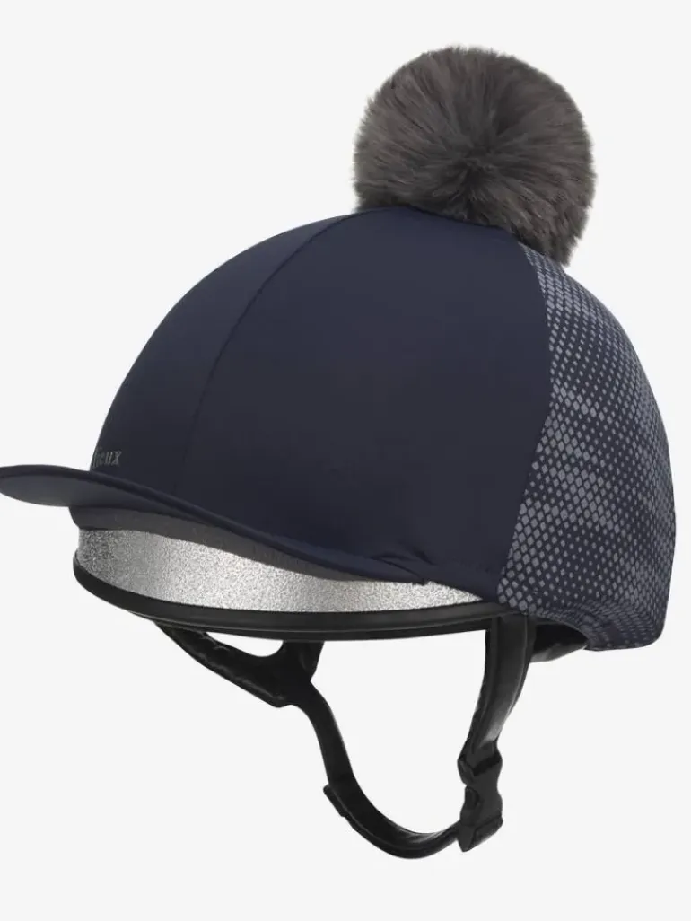LeMieux Reflective Pom Pom Hat Silk