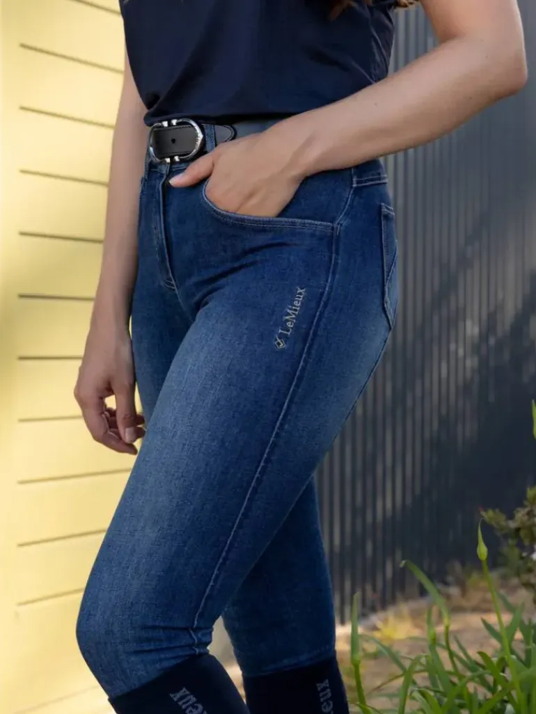 LeMieux Women's Anneka Denim Breech