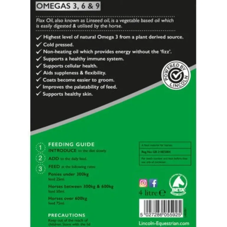 Lincoln Flax Oil 1L