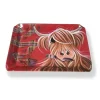 McMoo Tartan Paint Snack Tray