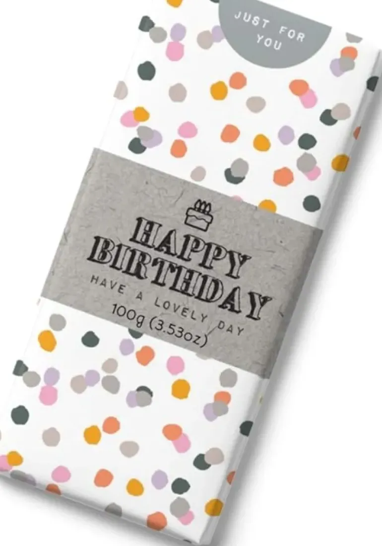 Message Bar - Happy Birthday Milk Chocolate Bar