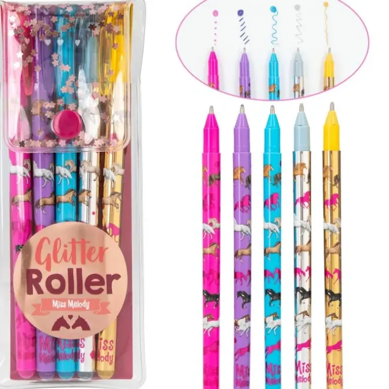 Miss Melody Glitter Gel Pen Set