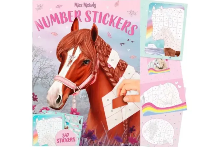 Miss Melody Number Sticker book