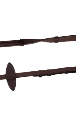 Montar Leather/Rubber Reins French Hooks