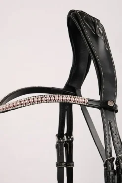 Montar Soft Pink Swarovski Pearl Curved Browband