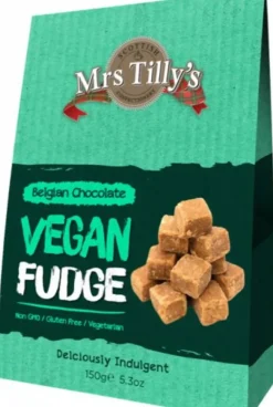 Mrs Tilly's Vegan Fudge Belgian Chocolate 150g