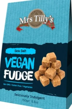Mrs Tilly's Vegan Fudge Sea Salt 150g