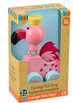 Orange Tree Toys Flamingo Pull Along