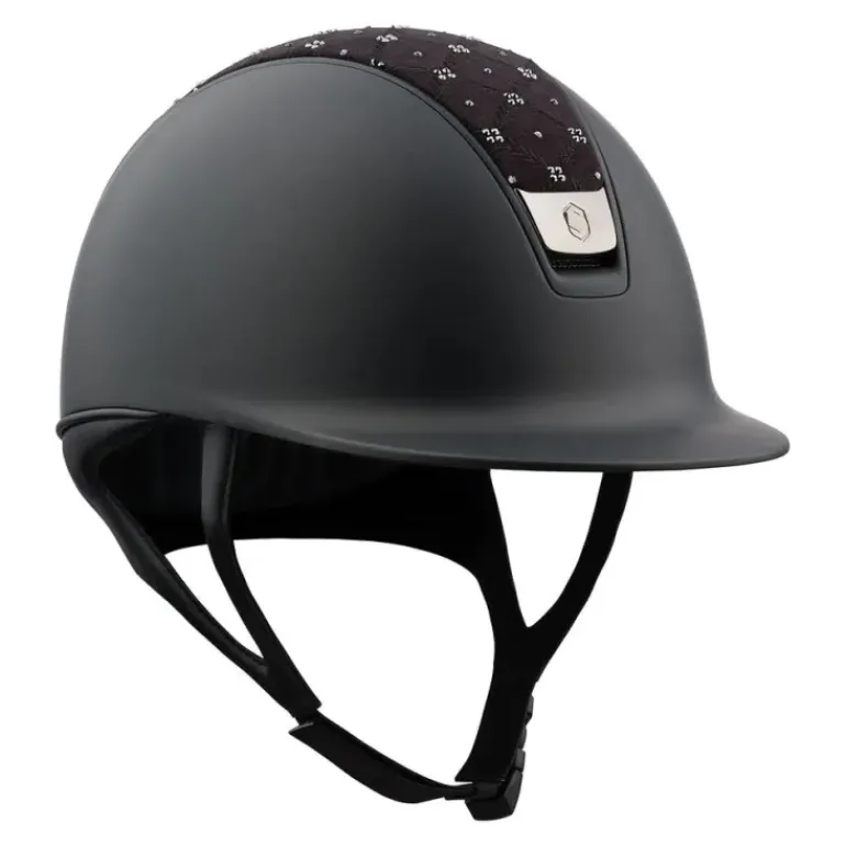 Samshield Shadowmatt 2.0 Royal Flower Swarovski Top Riding Helmet