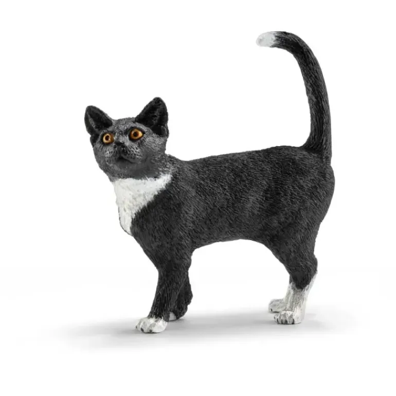 Schleich Black & White Cat