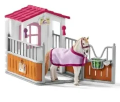 Schleich Horse Stall with Lusitano Mare