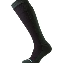 Sealskinz Hiking Mid Knee Black/Racing Green