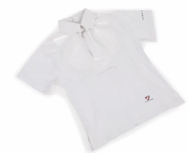 Shires Aubrion Childs' Short Sleeve Tie Shirt