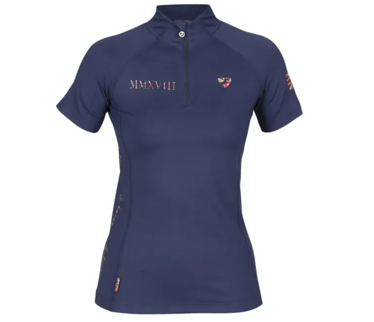 Shires Aubrion Women's Team Short Sleeve Base Layer