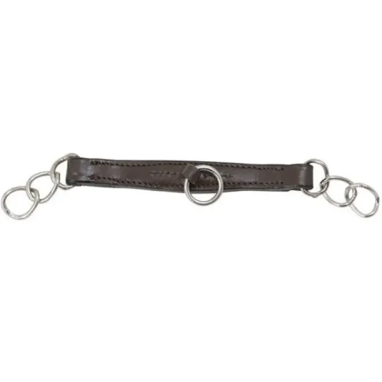 Shires Blenheim Leather Curb Chain