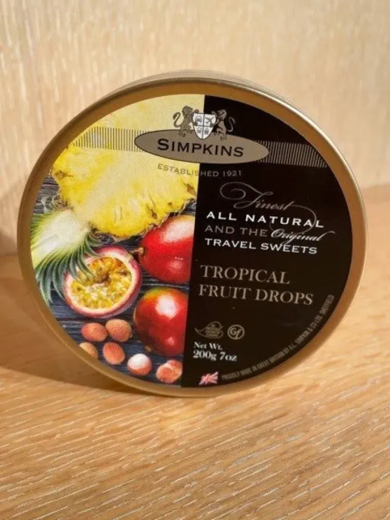 Simpkins Tropical Fruit Travel Sweets