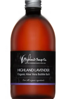 The Highland Soap Co. Highland Lavender Organic Aloe Vera Bubble Bath
