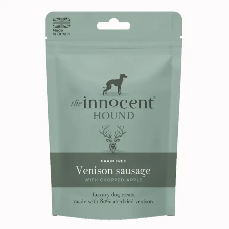 The Innocent Hound Venison Sausage with Chopped Apple Treats