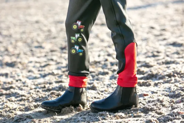 Tractor Collection Riding Tights by Little Knight