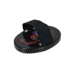 Tractors Rock Curry Comb by HY Equestrian Navy/Red