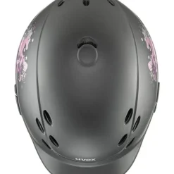 Uvex Onyxx Kids Riding Helmet Little Pony Anthracite Matt
