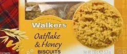 Walkers Oatflake & Honey Biscuits 150g