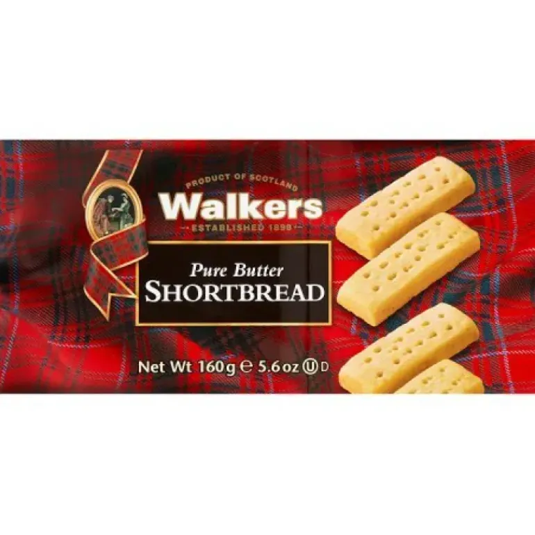 Walkers Pure Butter Shortbread Twin Pack 2 x 160g