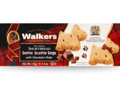 Walkers Scottie Dog Chocolate Chip Shortbreads 110g
