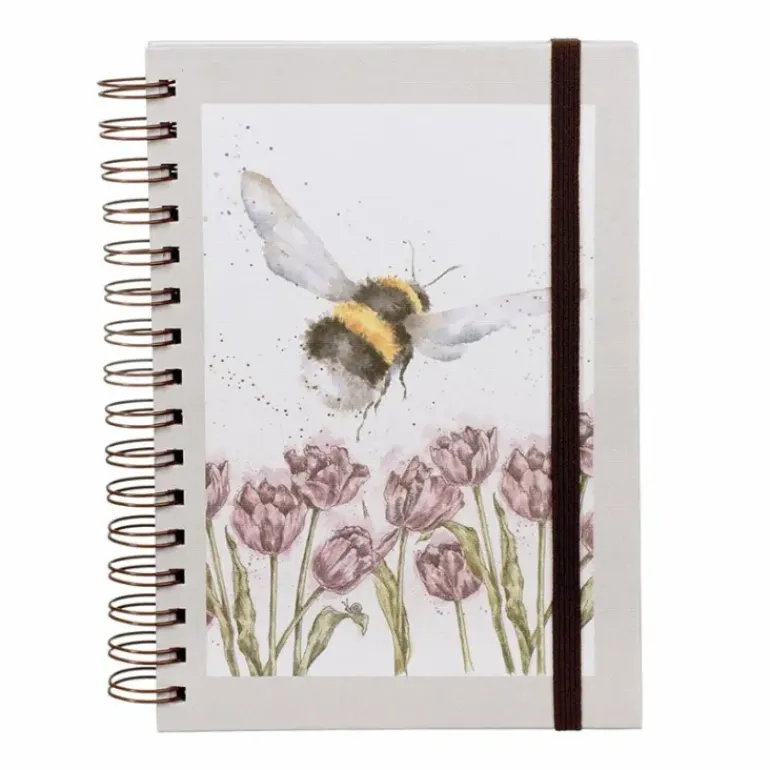 Wrendale Bee Spiral Bound Notebook A5