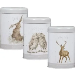 Wrendale Tea, Coffee & Sugar Cannisters