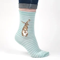 Wrendale 'The Hare And The Bee' Socks